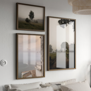 RÖDALM Frame, Walnut Effect - 40x50 cm