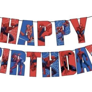 Super Hero Bunting Avengers Paper Banner BIRTHDAY Decoration Flags