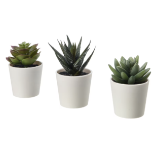 FEJKA Artificial Potted Plant + Pot – Indoor/Outdoor Use, Succulent