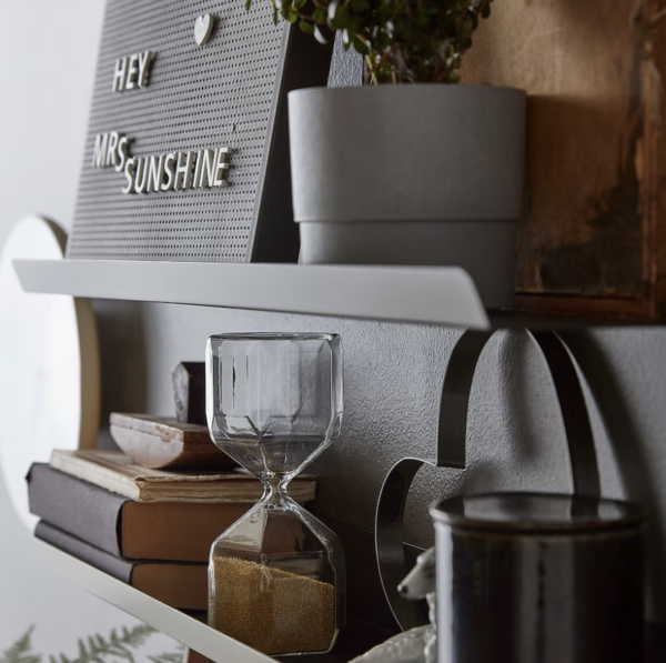 Minimalist Black Metal Wall Shelf - Image 3