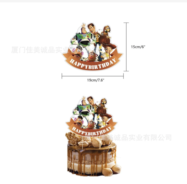 ST2 Toy Story Theme Kids Birthday Party Decorations – Banner, Cake Topper, Balloon Set, Party Supplies TS2 - Image 4